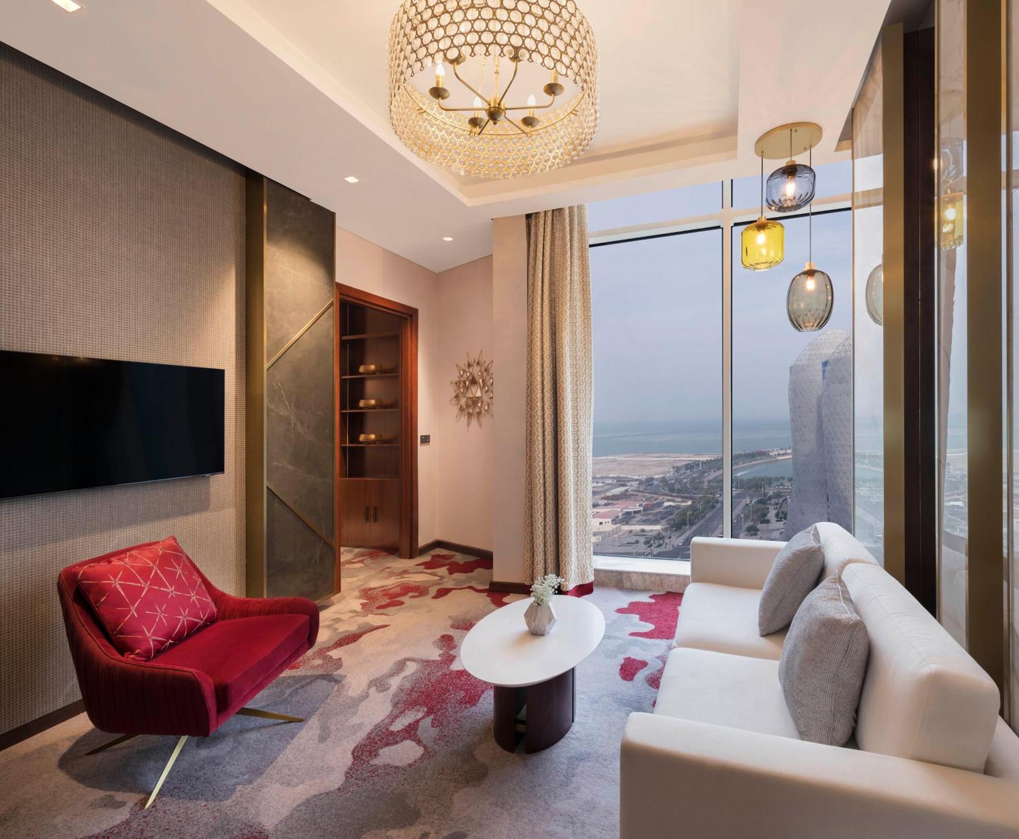 Velero Hotel Doha Lusail Eksteriør billede A suite at the hotel