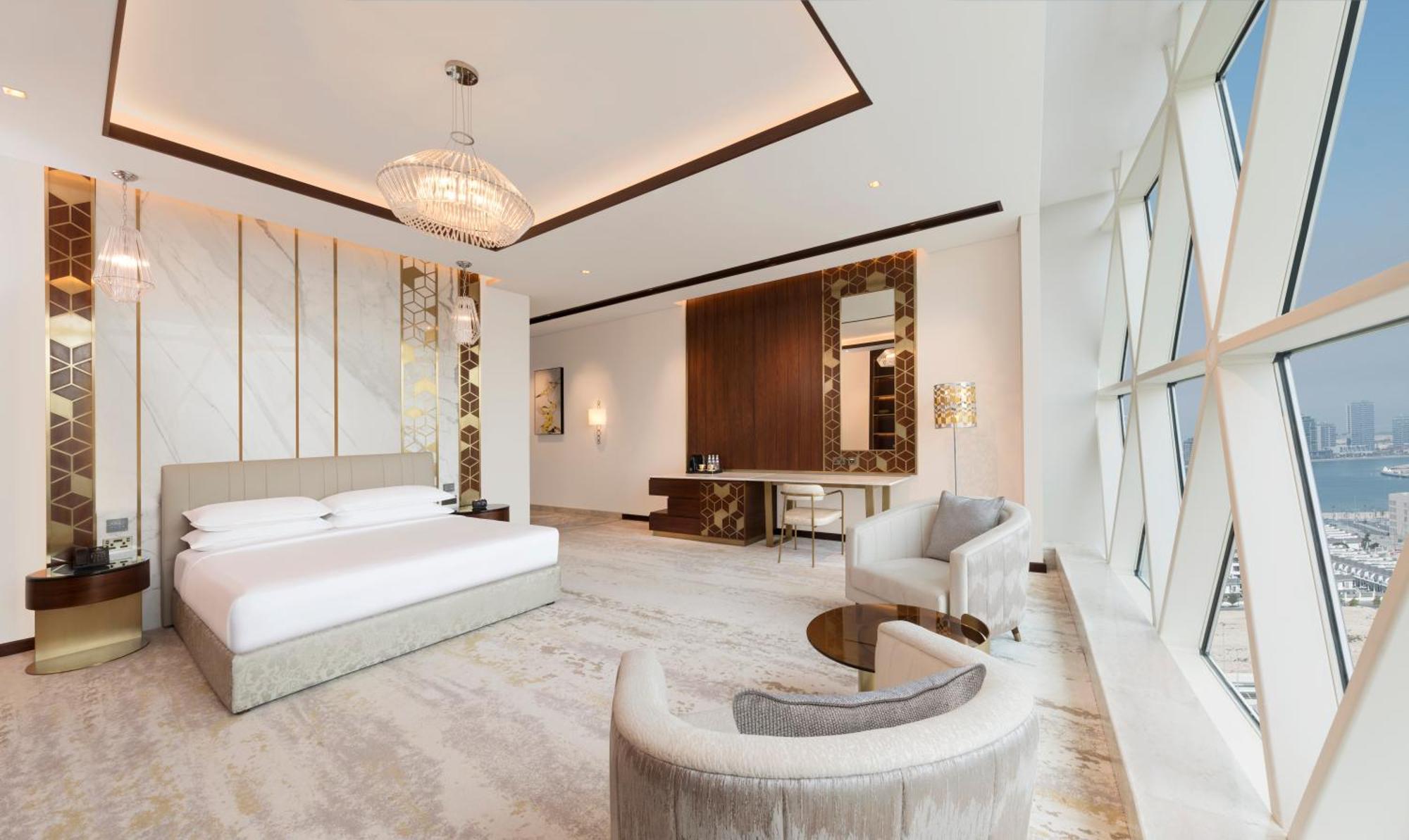 Velero Hotel Doha Lusail Eksteriør billede A bedroom at the Ritz-Carlton, DIFC