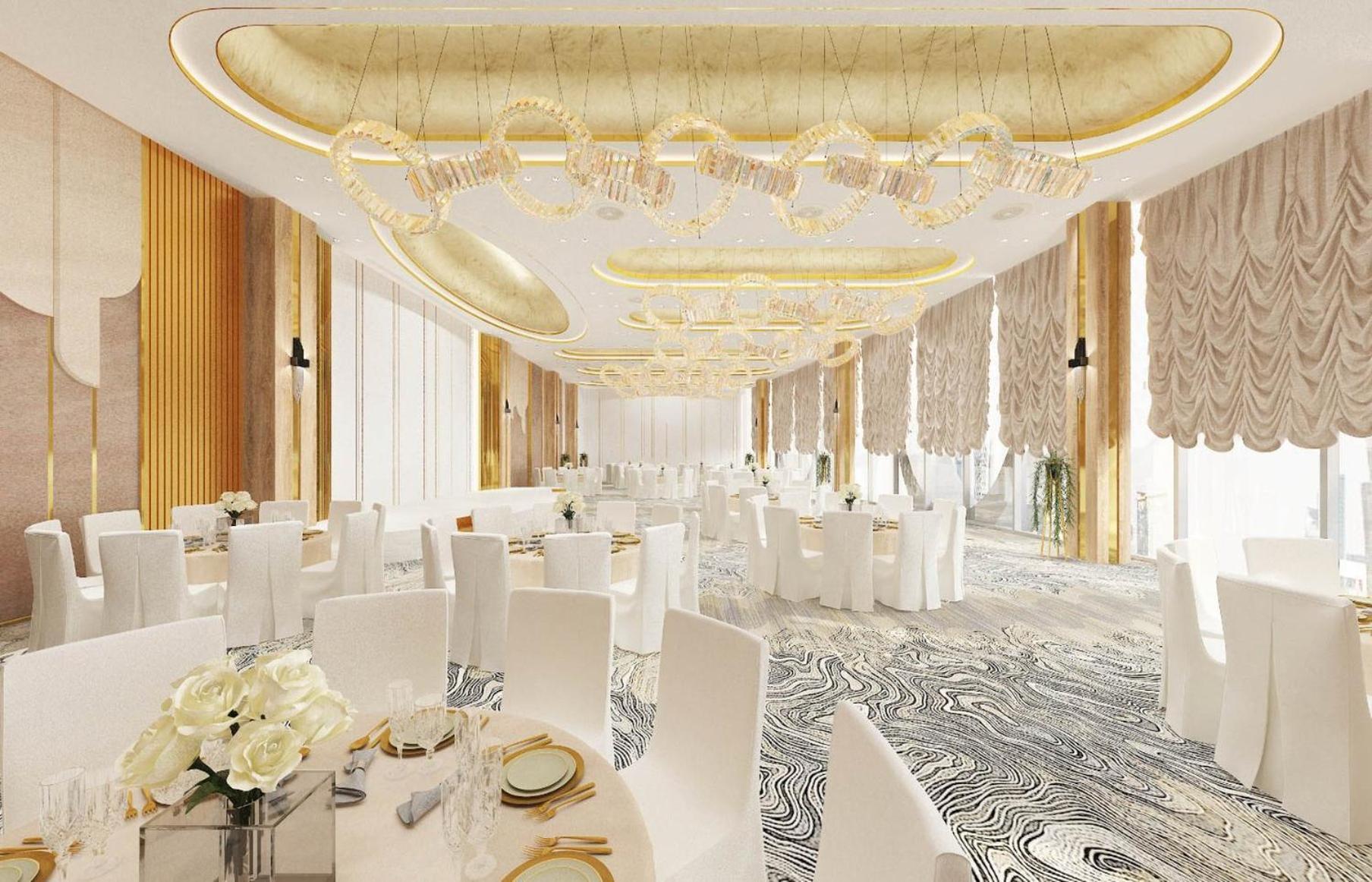Velero Hotel Doha Lusail Eksteriør billede The interior of the restaurant